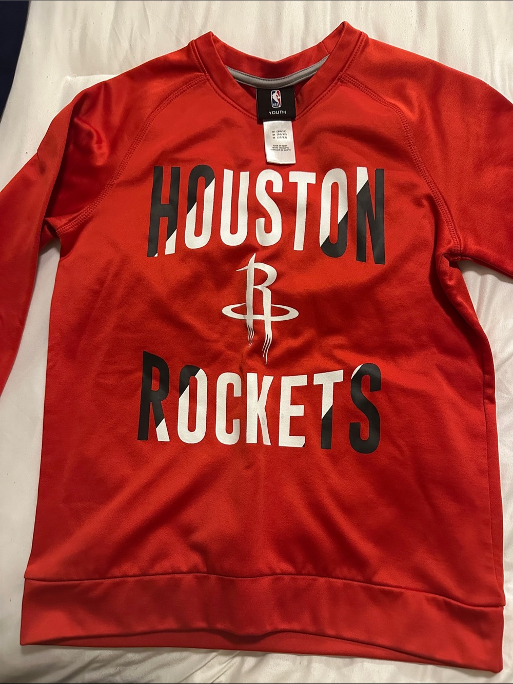 NBA Houston Rockets Red Pullover Sweatshirt